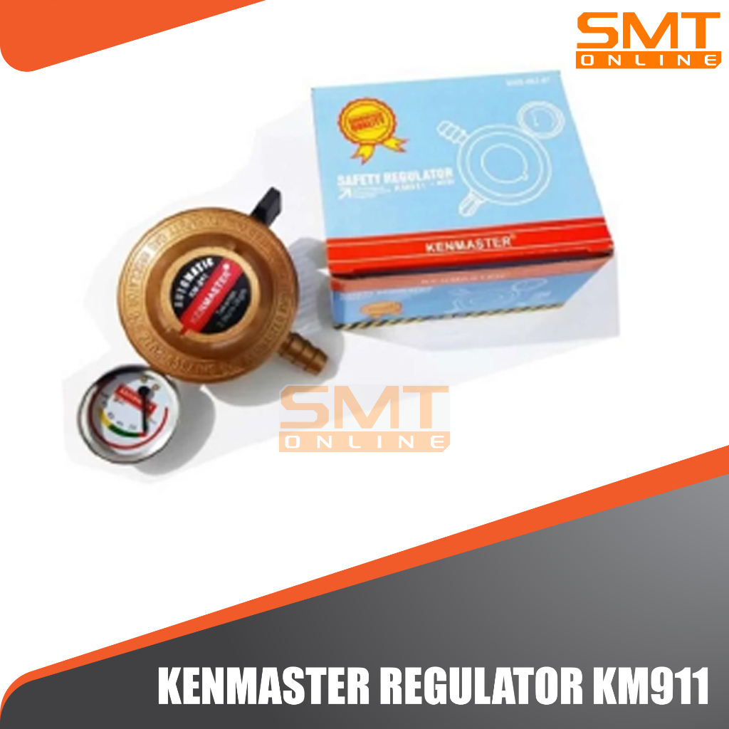 Regulator Gas KENMASTER KM-911 / KM 911 + Meter / Kepala Kompor / Regulator Kompor Gas LPG