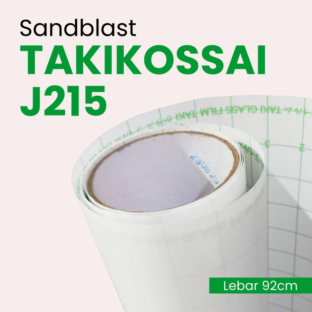 Sandblast Stiker Kaca Es Taki Kossai Glass Film J215 PERMETER