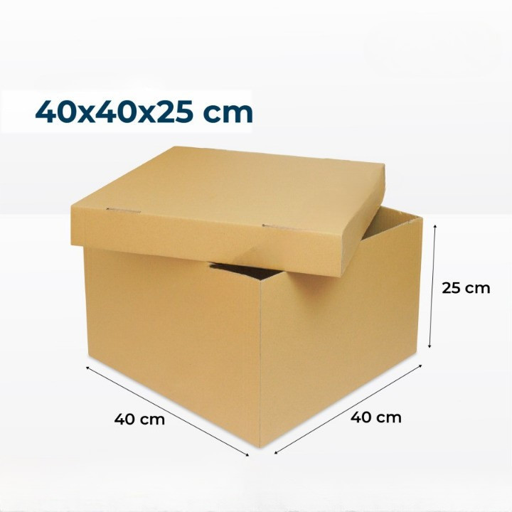 Box Hampers Boneka Dus Puding Buah Kotak Cake Kue Brownies Model Top Bottom Ukuran 40x40x25 Cm