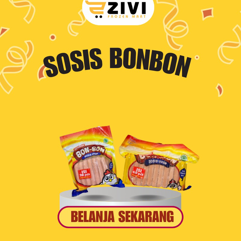 

sosis bon bon 500gr isi 30/ sosis enak/ sosis praktis