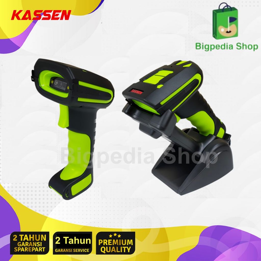 Barcode Scanner 1D dan 2D RF2800 / RF-2800 With Stand