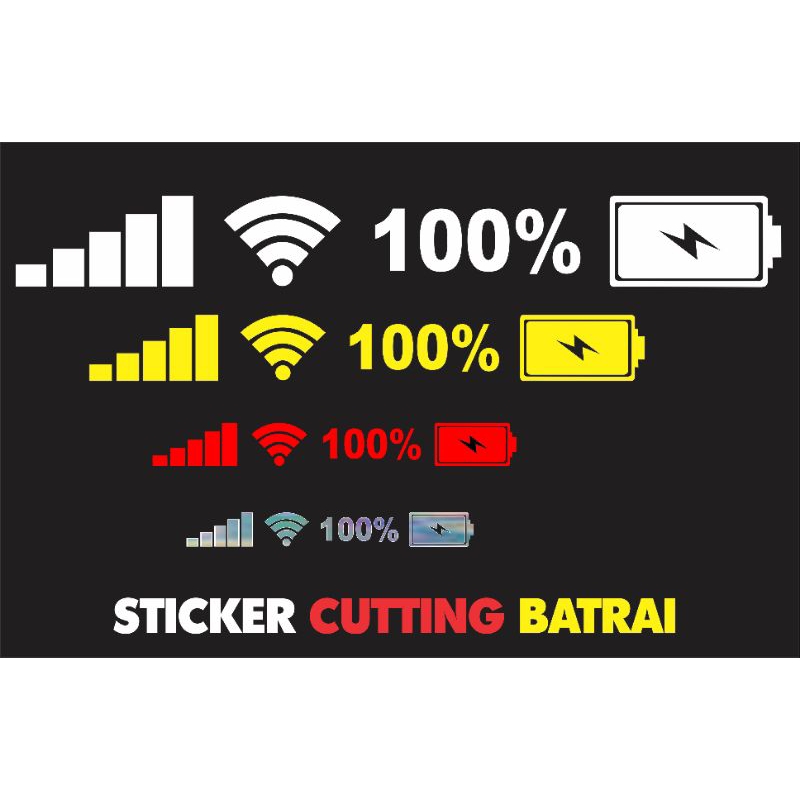 

stiker baterai sticker batrai
