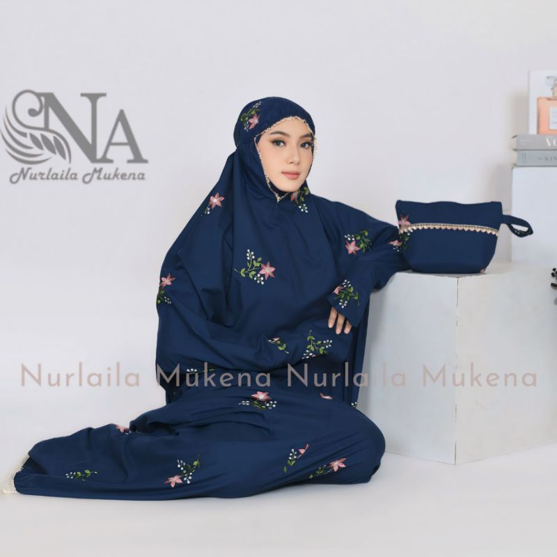 Mukena Terusan Dewasa Terbaru Bordir Jasmin Mukena Langsungan Dewasa