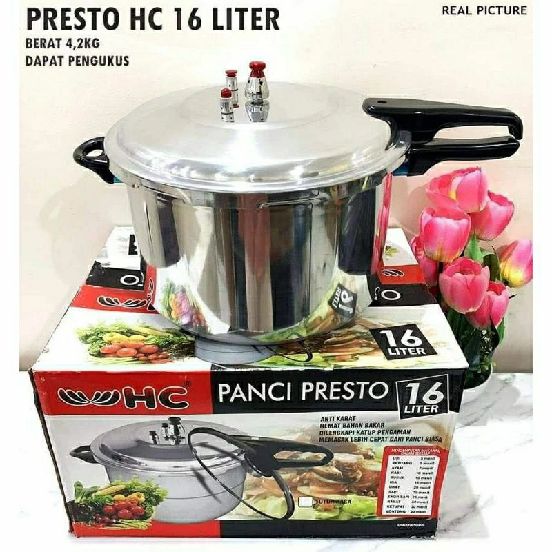 Panci Presto HC 16 Liter Panci Presto HC Pressure Cooker HC

