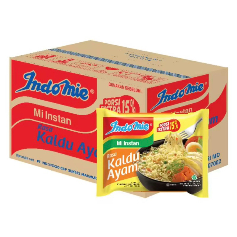 

Indomie Kaldu Ayam / Indomie kuah kaldu ayam 1 karton isi 40 pcs