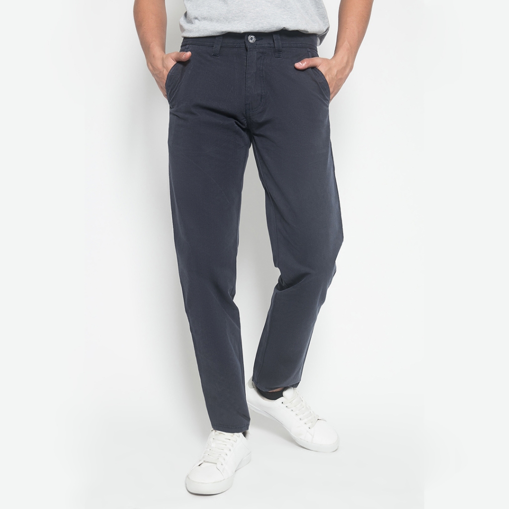 LGS - Celana Casual - Celana Chinos - Navy - Regular Fit - CCT.511.036.584.C