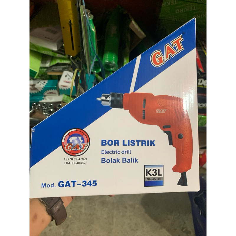 BOR LISTRIK GAT / ELECTRIC DRILL GAT-345 MURAH BERKUALITAS