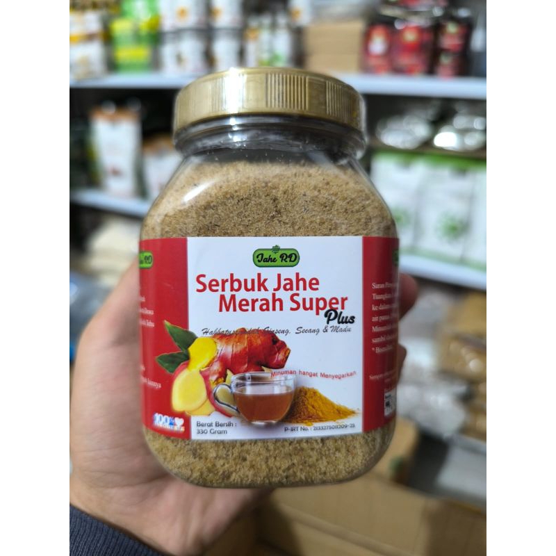 

Serbuk Bubuk Jahe Merah Super PLUS 330g