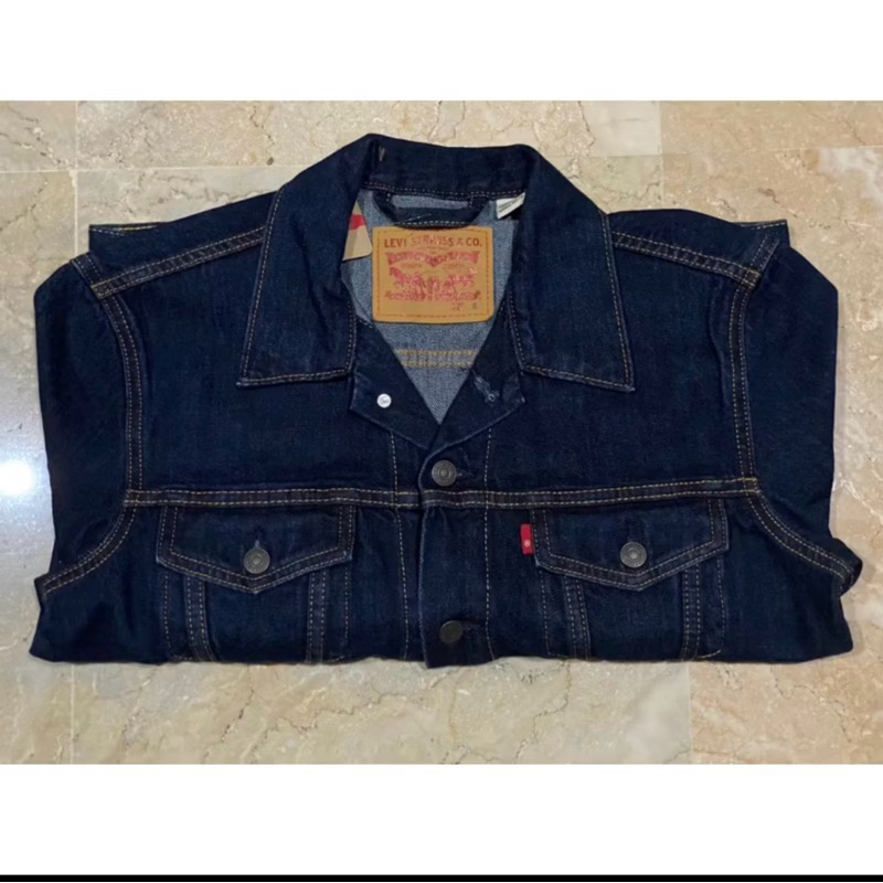 Jaket Jeans Pria Reguler Fit 72334-0134 Trucker Rinse - Jaket Branded - 100% Original