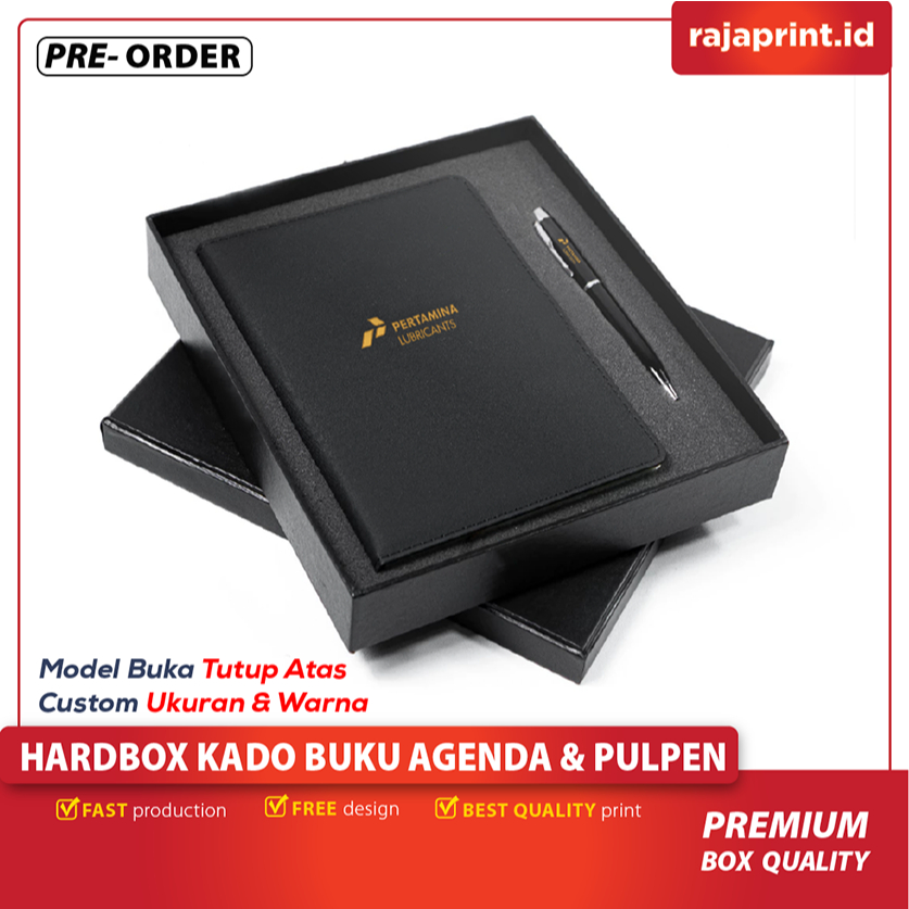 

CUSTOM HARDBOX KADO BUKU AGENDA / PULPEN / BOX HADIAH / KOTAK HAMPERS / GIFT BOX ANIVESARY