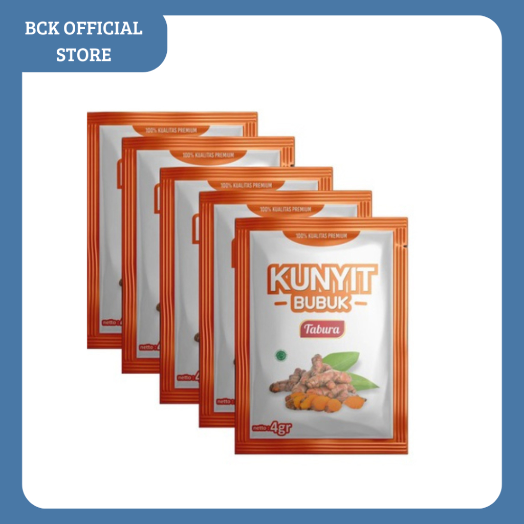 

Tabura Kunyit Bubuk 12x4gr (renteng)
