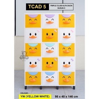 CLUB Triple Flip Cabinet Susun 5 DUCK