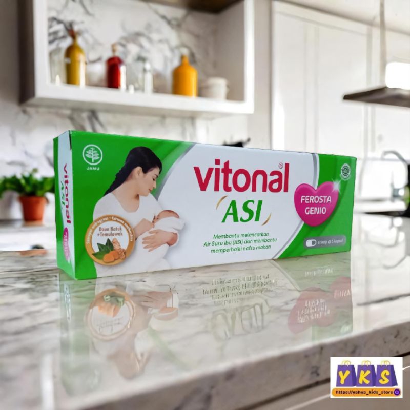 VITONAL ASI SUPLEMEN PELANCAR ASI EXP DATE JULI 2027
