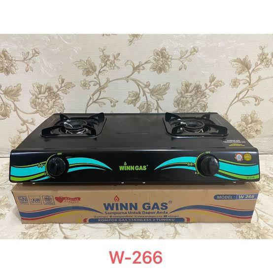 Kompor Gas 2 Tungku Winn Gas W-266 / Kompor Winn Gas 2 Tungku