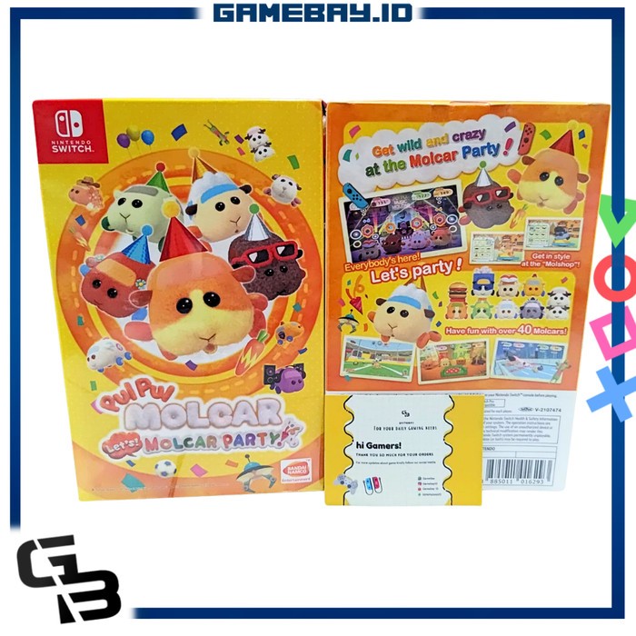 Nintendo Switch Pui Pui Molcar Let's MOLCAR PARTY Collector / Collector's Edition 
