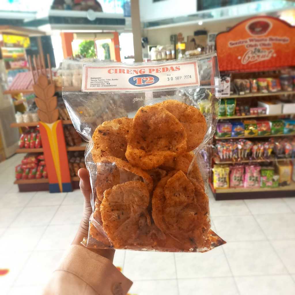 

Kerupuk Cireng Rasa Pedas Merk T2