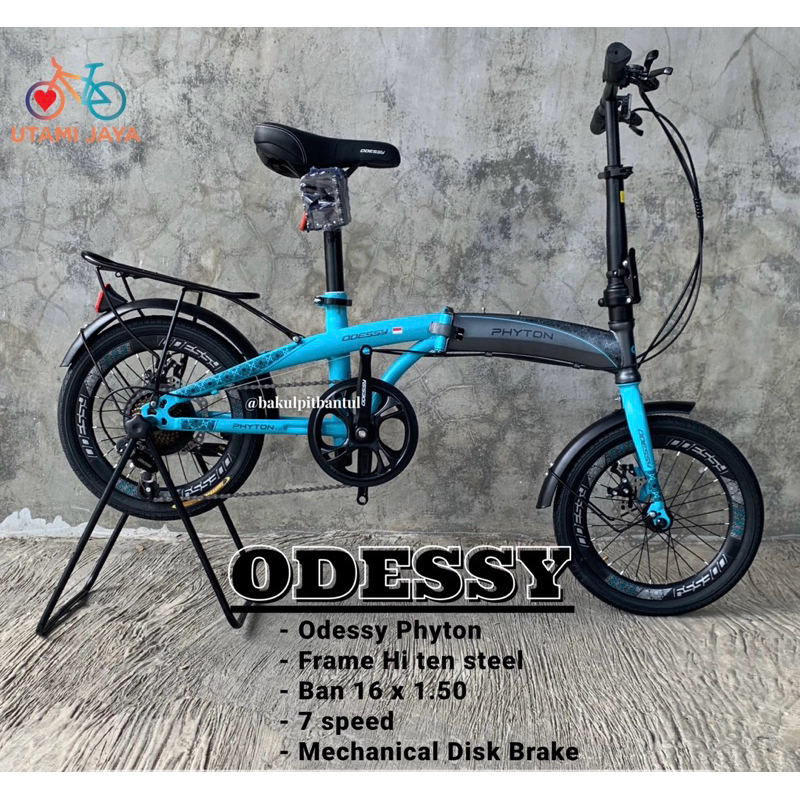 Sepeda Lipat ring 16 Odessy phyton | Sepeda lipat Odessy Phyton