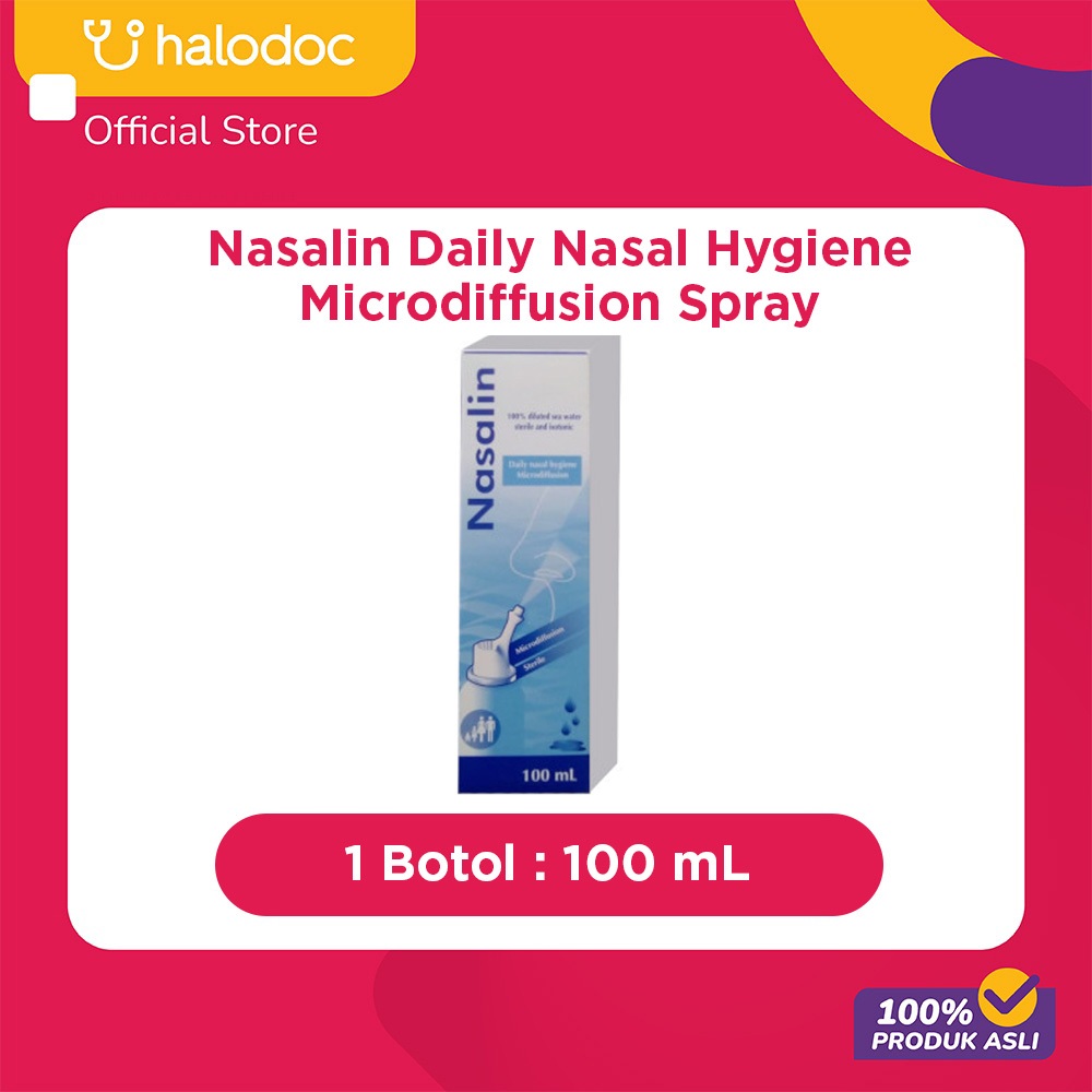 Nasalin Daily Nasal Hygiene Microdiffusion Spray 100 ml