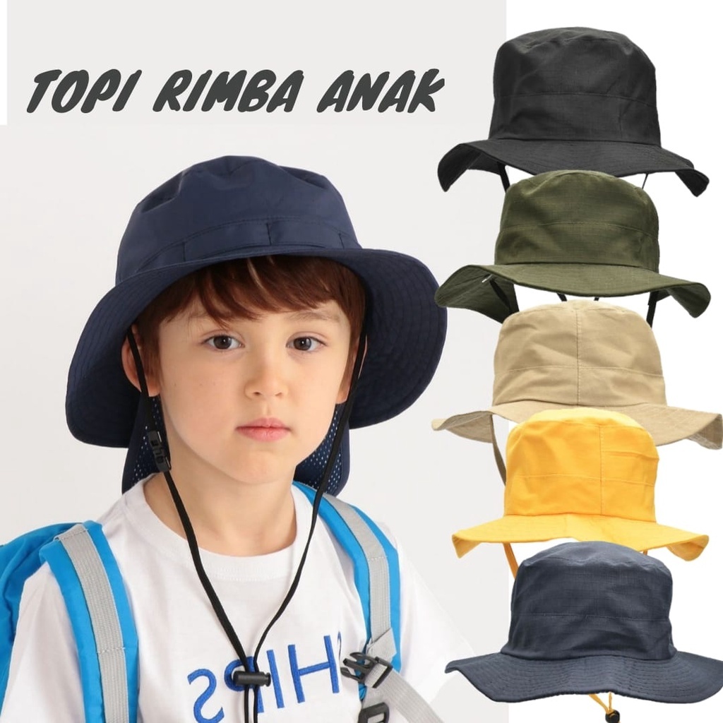 topi rimba pria topi rimba anak topi rimba pria original topi rimba pramuka/topi rimba anak laki lak