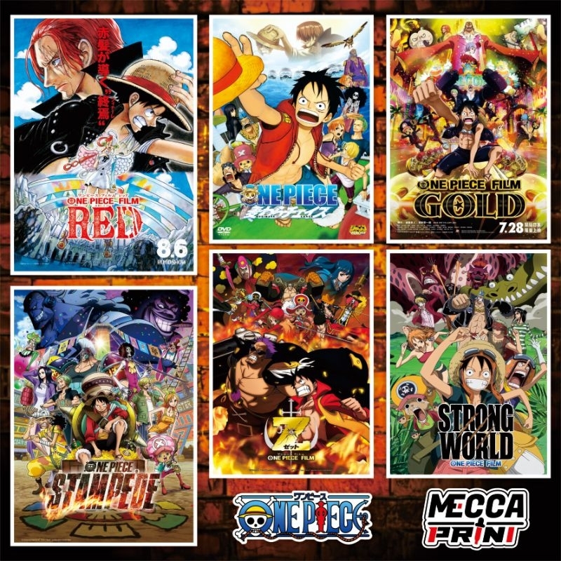 Poster ONE PIECE MOVIE - Poster Anime Ukuran A4+