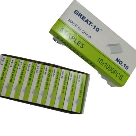 

1 BOX 1 KOTAK ISI STAPLES GREAT NO 1 1 PAK ISI 1 KOTAK