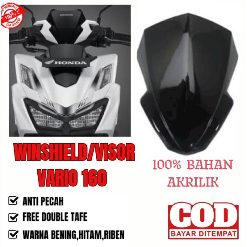 WINDSHIELD WINSIL VISOR MOTOR VARIO 160