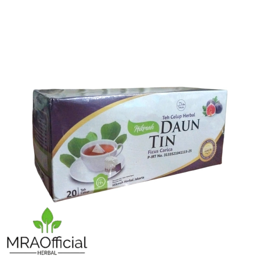 

Teh Celup Daun Tin Hikmah | Teh Herbal Daun Tin Isi 20 Tea Bag Original