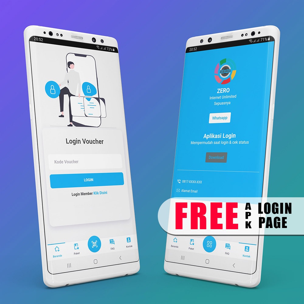 Login Page Hotspot Mikrotik Responsiv