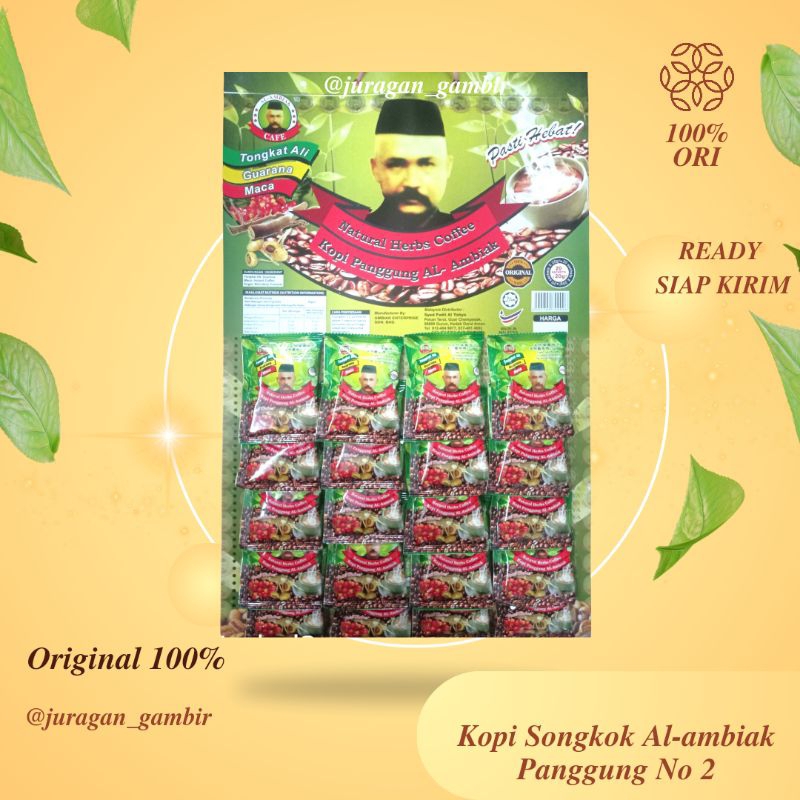 

kopi hijau malaysia no 2 isi 20bks