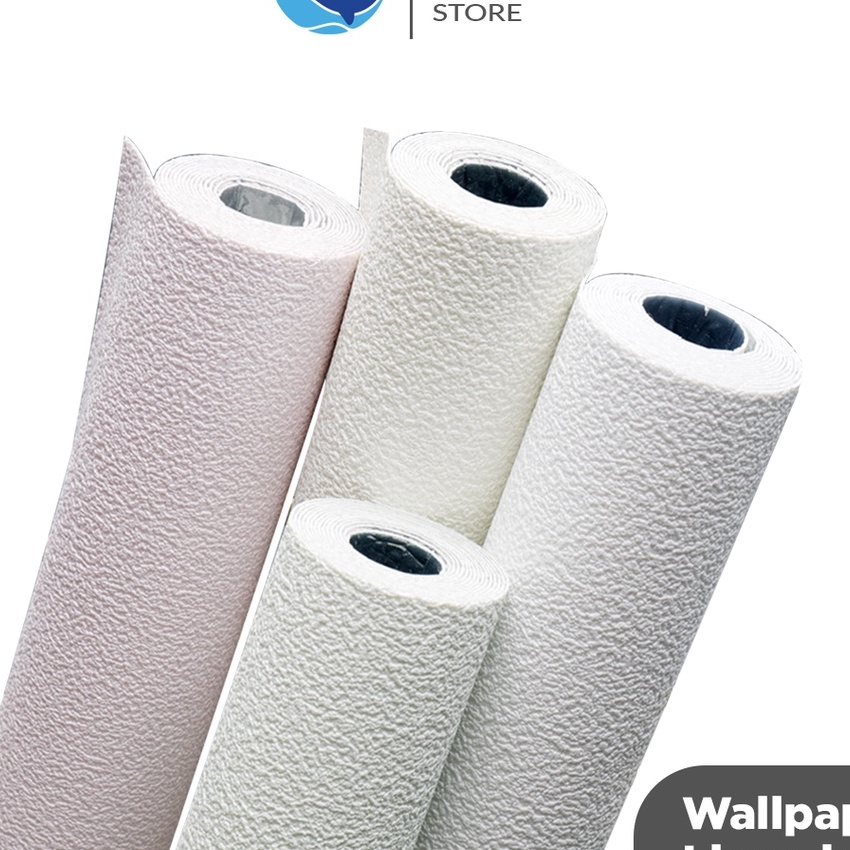 KP8 Paus Biru  Wallpaper Dinding n Roll Wallpaper foam Dekorasi Kamar wallpaper coral A12