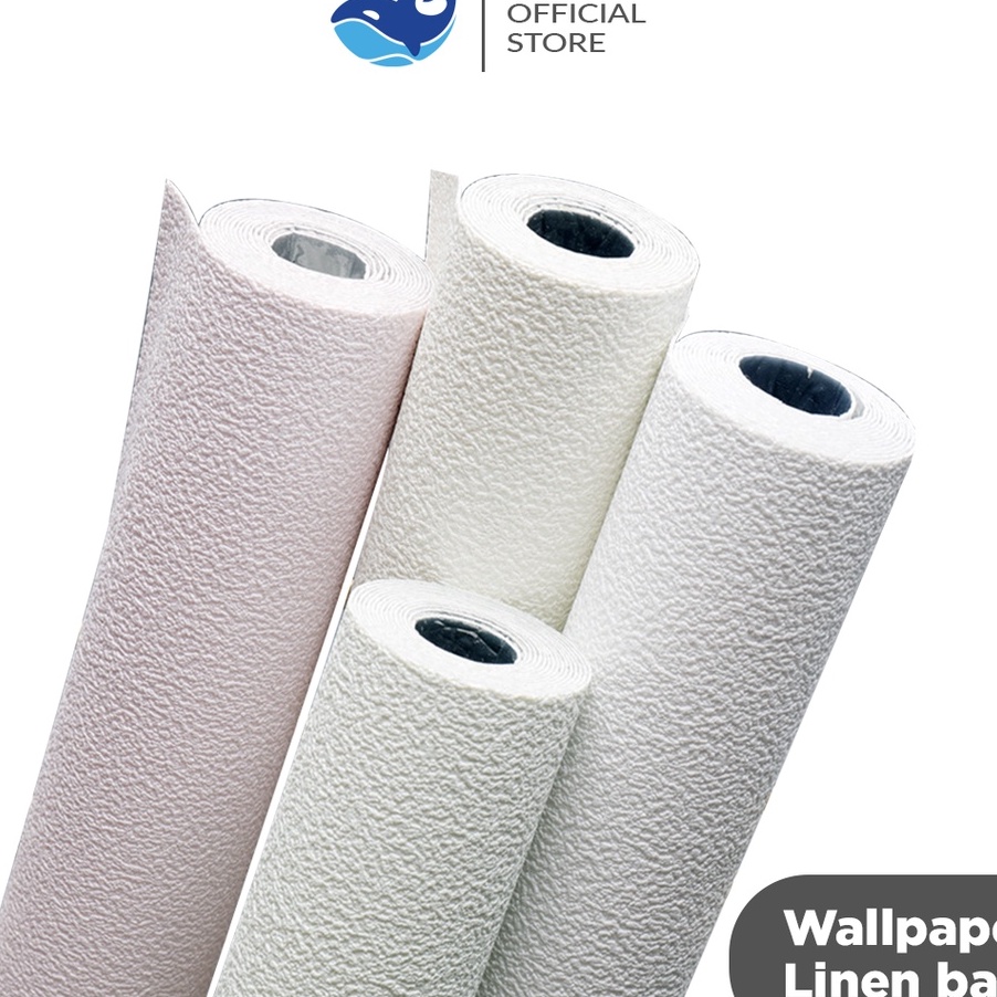 KF7 Paus Biru  Wallpaper Dinding n Roll Wallpaper foam Dekorasi Kamar wallpaper coral A12