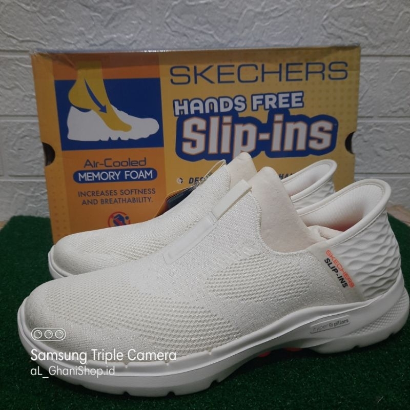 Sepatu Slip On Wanita Sk GO WALK 6 FABULOUS VIEW 124569 OFWT Women Original