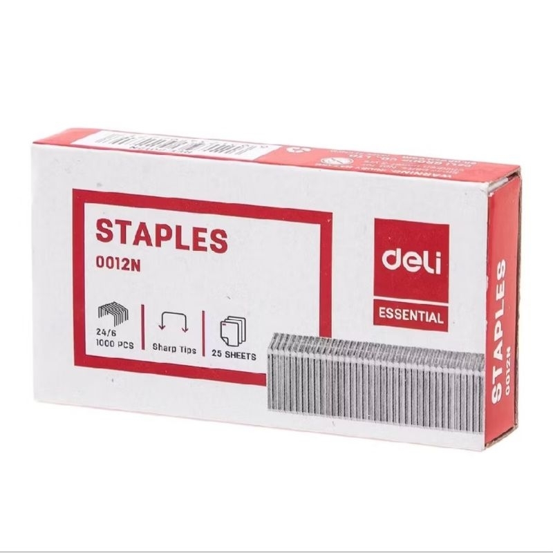 

Isi Stapler/Staples Deli no.10 - 0010N( 1 pack isi 20 ktk )