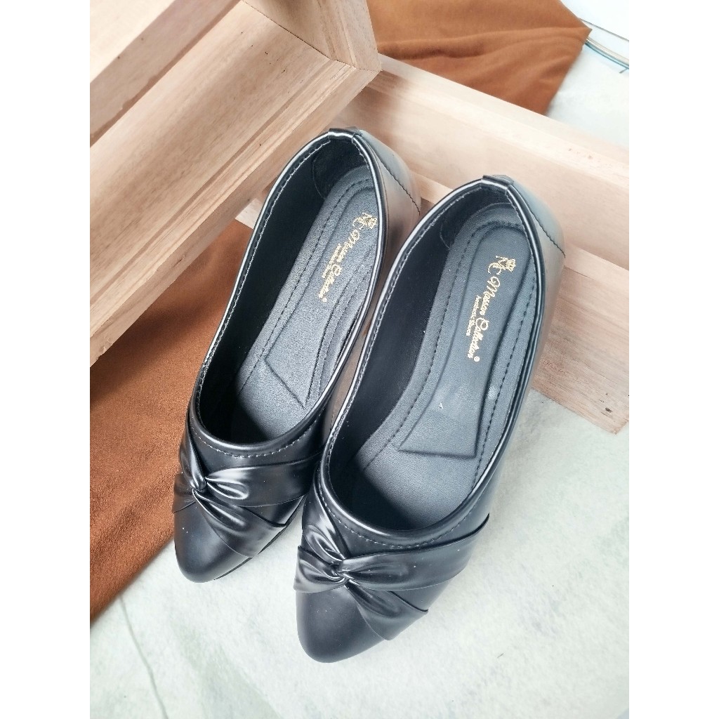 MASSAN - SINTA Sepatu Flat Shoes Wanita Pita Silang Size 36 - 40 Sandal Wanita Murah Anti Slip