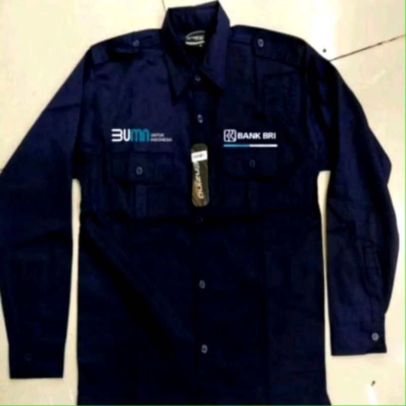 lengan panjang kemeja bumn bang bri pdh bumn bang bri seragam bumn bang bri kemeja kerja BUMN bangbr