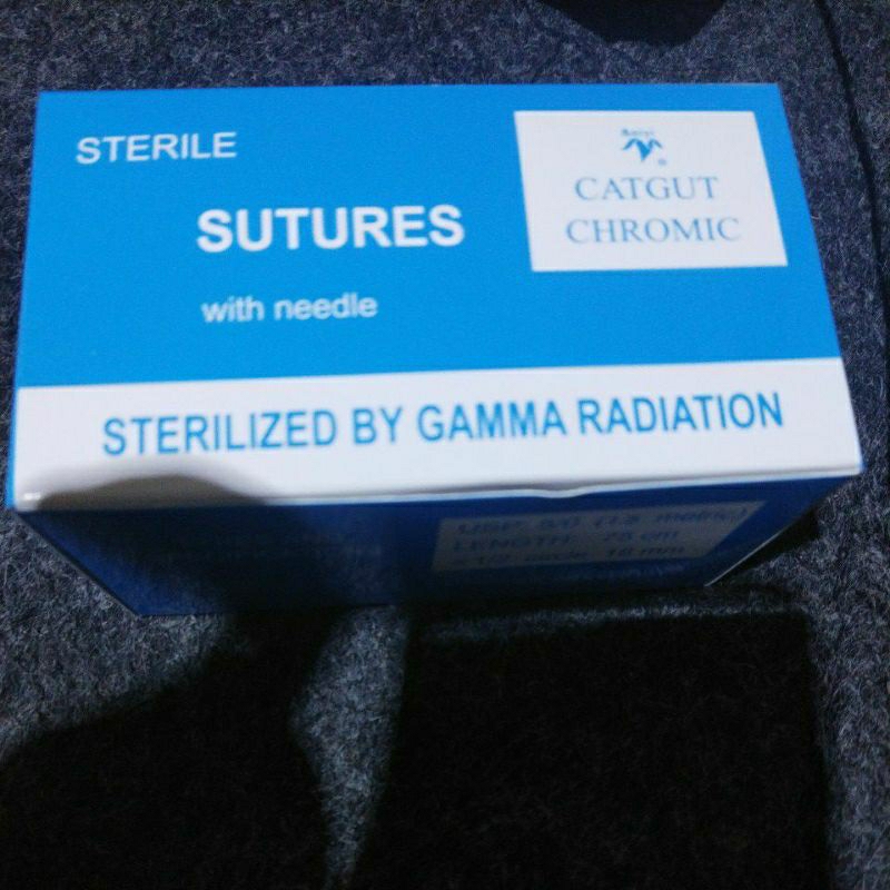 Catgut Chromic 5/0 (Harga 1 Box Isi 12) Expired Date Oktober 2029