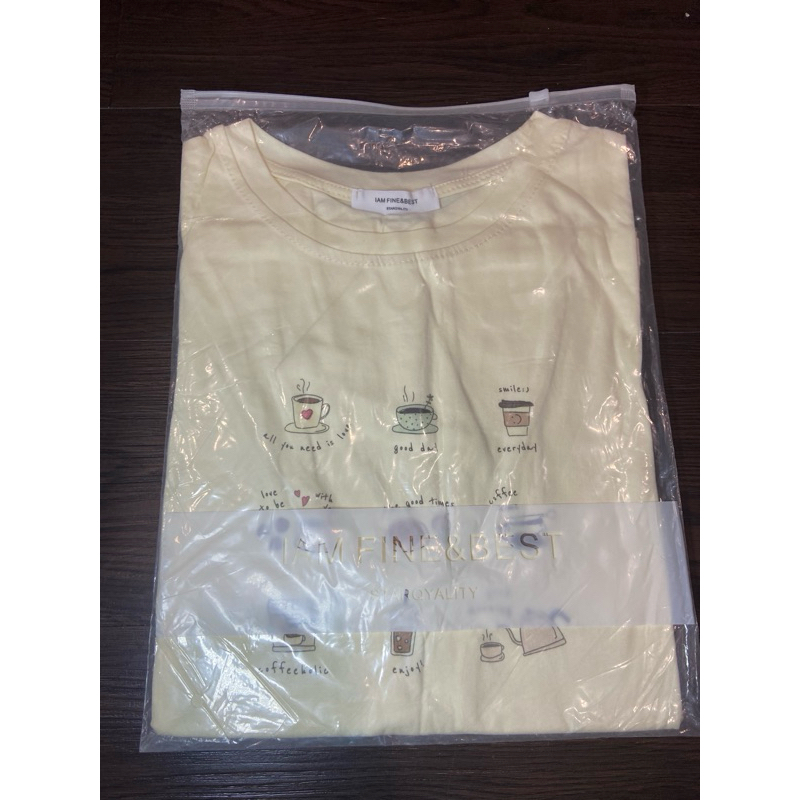 Kaos Oversize Korean Lucu Warna Cream