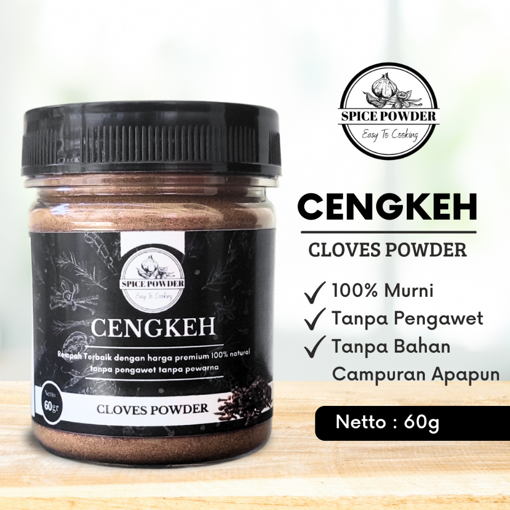 

Spice Powder - Cengkeh Bubuk Asli Rempah Murni Bumbu Dapur Organik