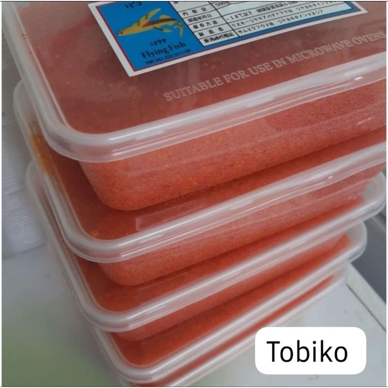 tobiko orange - telur ikan terbang  500 gram