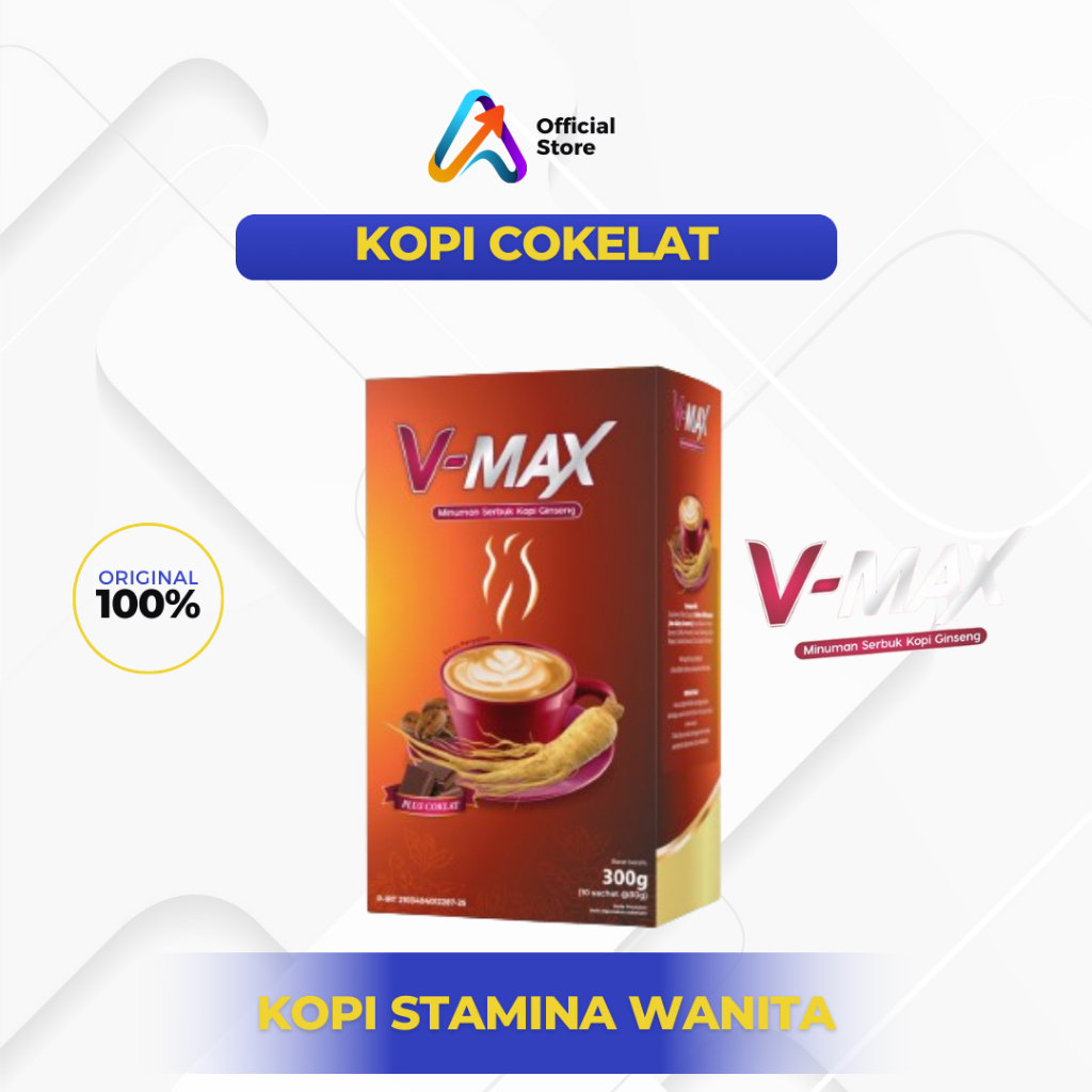 

KOPI VMAX Kopi Coklat Penambah Stamina Wanita Dewasa Kopi Wanita Tahan Lama Rasa Cokelat Original