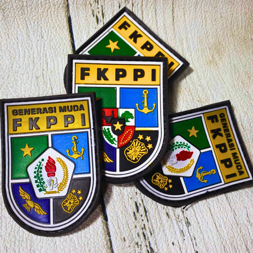 Patch Rubber FKPPI velcro Karet Rekatan GENERASI MUDA FKPPI Rekat Karet