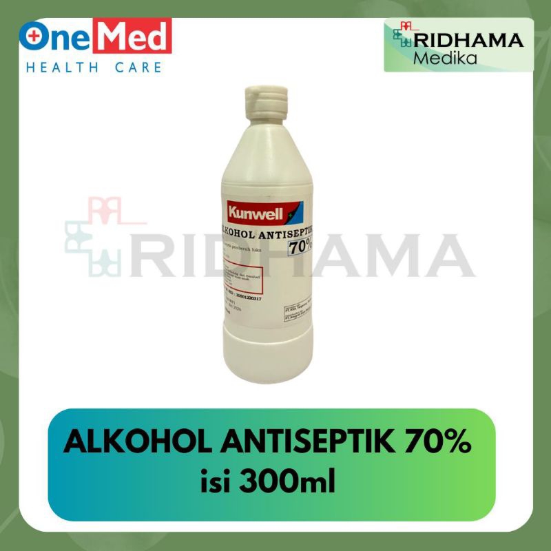 ALKOHOL ANTISEPTIK 70% 300ML / ALKOHOL PEMBERSIH LUKA
