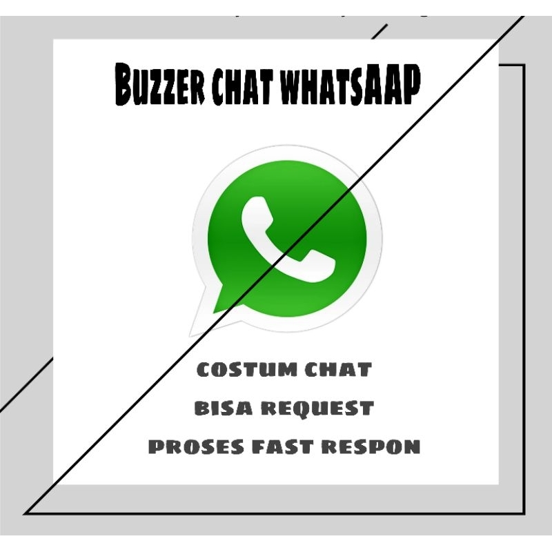 Buzzer chat Whatsap Fast respon