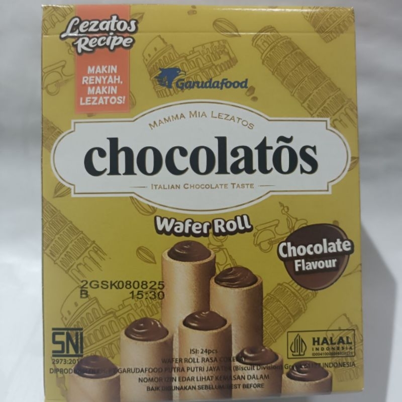 

wafer stick chocolatos 1 box isi 24 cocolatos 500 choco latos wafer astor chocolatos