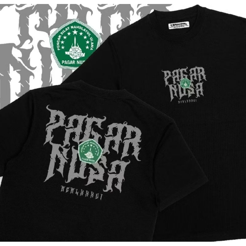 KAOS PAGAR NUSA FONT METAL