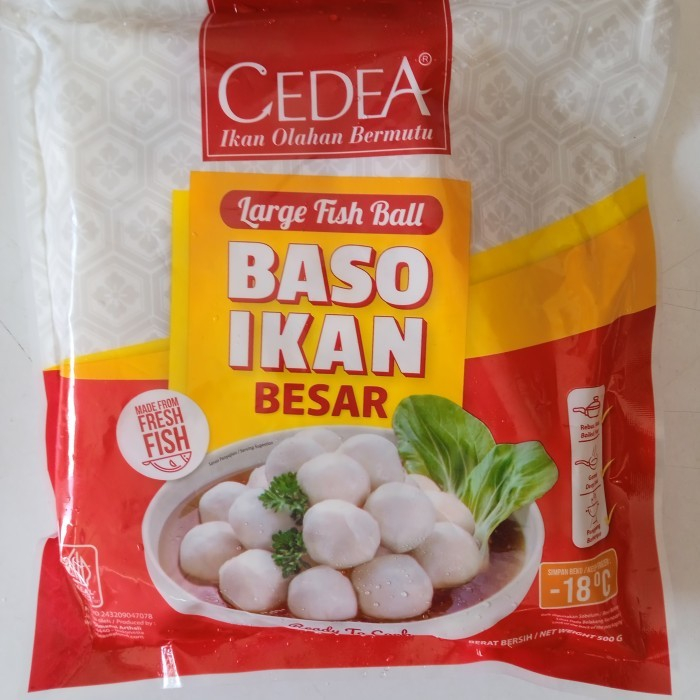 

Cedea Baso ikan besar 500 gram