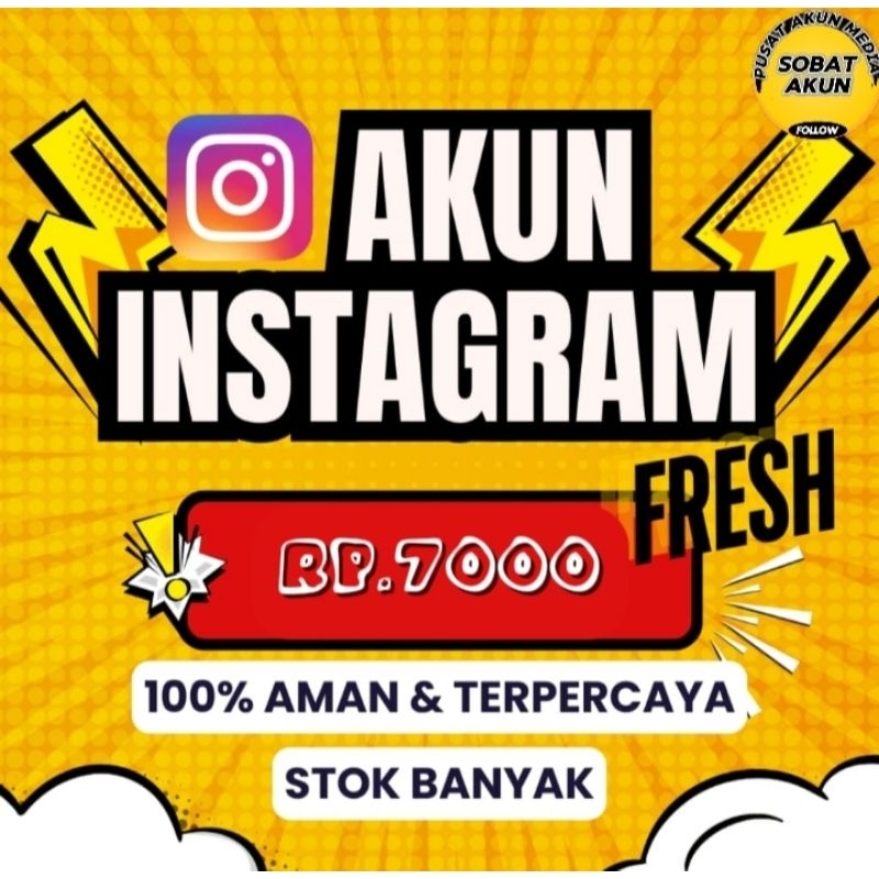 jual akun Ig Fresh