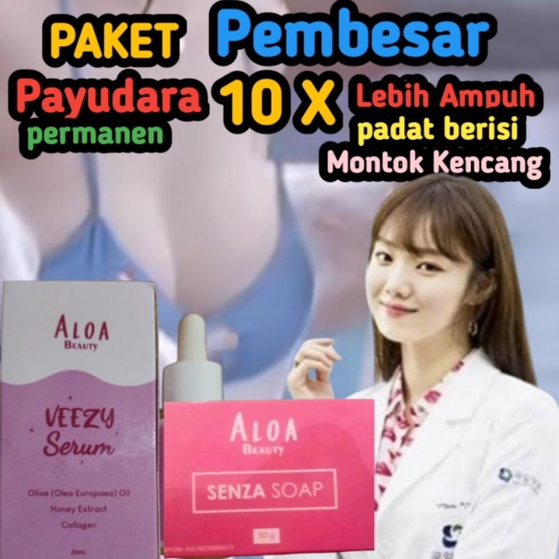 Harga promo terlaris {{ PAKET VARaiAN }} SENZA SOAP + VEEZY SERUM * Pembesar payudara ampuh permanen