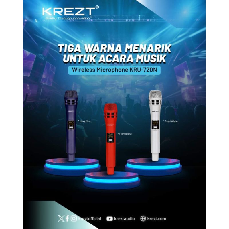 mic wireless krezt 720