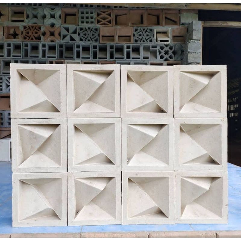 roster beton minimalis, loster beton minimalis pagar rumah ventilasi udara